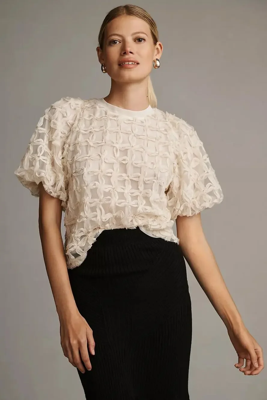 Anthropologie x Sarah Hann Karla textured top